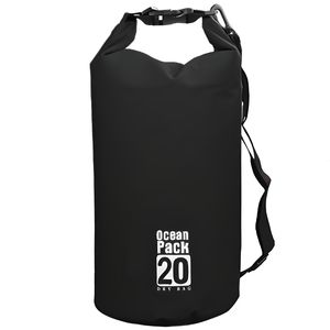 Seesack Packsack Dry Bag 20 L Wasserdichter Rucksack Wasserdicht Tasche Stausack Schultergurten Tragegriff Ventil Packtasche für Wassersport Retoo