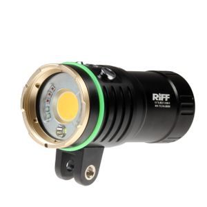 RiFF Multilicht-Tauchlampe/ Videotauchlampe MLV 3 COB II (6000 Lumen) - schwarz