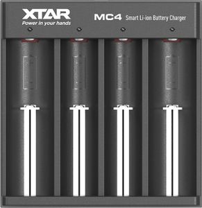 4-gniazdowa ładowarka USB XTAR z portem ładowania micro USB, do...