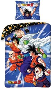 Pościel bawełniana Dragonball w pokrowcu 140x200 + 70x90 cm Halantex Materiał: 100% bawełna, Rozmiar kołdry: 140x200 cm, Rozmiar poduszki: 70x90 cm