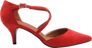 Where's That From - Damen Schuhe "Kennedi", Wildleder WM115 (41 EU) (Rot) Where's That From - Damen Schuhe "Kennedi", Wildleder WM115 (41 EU) (Rot)