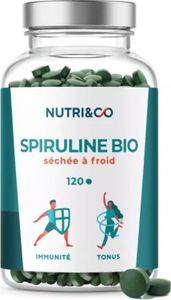 Doplněk stravy proti oxidačnímu stresu Nutri&Co La Spiruline 120 tablet
