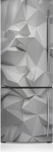 Magnetické listy Magnety na chladničku 60x205 cm - Abstraktná biela.