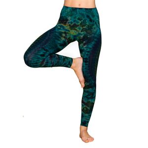 PANASIAM Batik Leggings Dschungel | Yoga Sport Fitness Freizeit | fair produziert