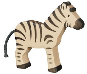 Zebra Safari Holzfigur Holzspielzeug von Holztiger