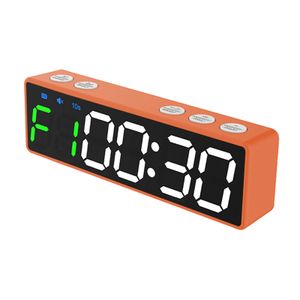 Mini-Gym-Timer, wiederaufladbare Stoppuhr, tragbare Countdown-/Up-Uhr mit magnetischer Rueckseite fuer Heim-Fitness-Fitnesstraining