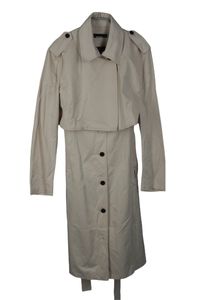 Karl Lagerfeld Transformer Trench Coat Damen Mantel Gr. 46 Beige Neu