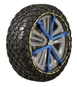 Michelin Easy Grip Evolution 13 Schneekette Auto Textilschneekette 2 Stück | Reifen Schneekette Ultraleistungsfähig Einfache Handhabung