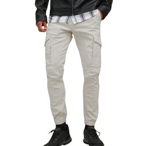 Jack & Jones Paul Flake Tapered Cargohose, Beige 34W x 34L