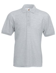 65/35 Piqué Herren Poloshirt - Farbe: Heather Grey - Größe: L