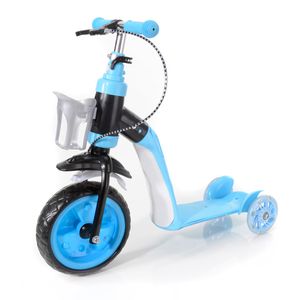 BABY-PLUS 2in1 Scooter Blue, blau