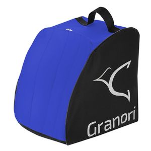 Granori Skischuhtasche Rucksack für Skistiefel und Helm in blau-schwarz
