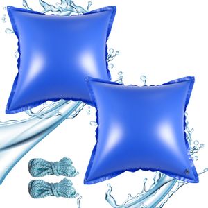 Jayseuw 2ks bazénový polštář bazénový zimní vzduchový polštář 122 x 122 x 60 cm, bazénový polštář, vzduchový polštář, zimní polštář na plachtu bazénu zimní zazimování