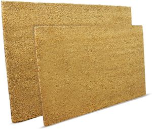 Entrando Fußmatte aus Kokos - Natur Braun 40x60 cm - Antibakteriell, Rutschfest, Wetterfest - optimale Haustür Fussmatte für Aussen