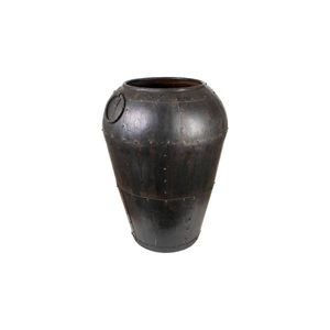 Bodenvase Alexandra House Living Schwarz Metall 60 x 130 x 60 cm