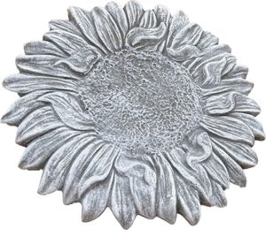 stoneandstyle Stein Vogeltränke Insektentränke Sonnenblume frostfest Steinguss