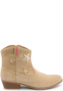Shone - boty - kotníčková obuv - 026799-015-BEIGE - dětské - navajowhite - EU 37