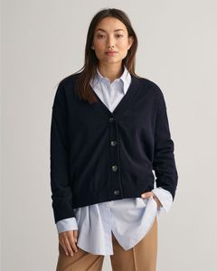 Gant Superfine Lambswool Strickjacke Blau XS Frau Blau XS