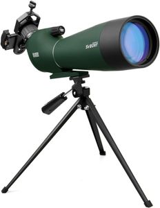 Svbony SV28 Zoom Spotting Scope 20-60x80, BAK4 teleskop so statívom Univerzálny adaptér pre smartfón, na pozorovanie vtákov Streľba na terč Lov divokej scenérie