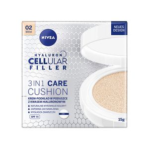 Nivea Hyaluron Cellular 3in1 Pflege Cushion 15ml - Make-Up LSF15 (02 Mittel)