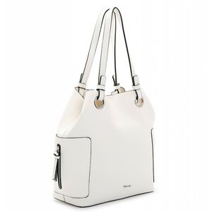 Tamaris Shopper Handtasche Bag in Bag herausnehmbare Innentasche Gloria 31481, Farbe:Weiß