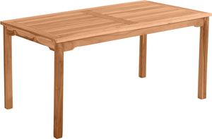 Záhradný stôl 150x90cm teakový jedálenský stôl z masívneho dreva záhradný stôl na terasu