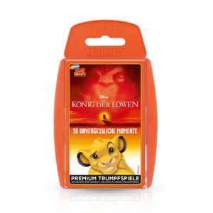 Top Trumps König der Löwen Disney Quartettspiel Kartenspiel Quartett Karten Spiel