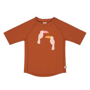Lässig Splash & Fun UV Shirt Kinder Kurzarm Rashguard -   Toucan rust, 19-24 Monate Gr.  92