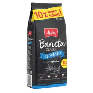 MELITTA Ganze Kaffeebohnen Barista Espresso 1100 g kraftvoll und würzig