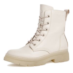 Tamaris Damen Schnürstiefelette Boot profilierte Sohle Reißverschluss 1-25210-29, Größe:40 EU, Farbe:Beige