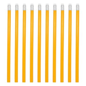 Bleistift 10 Stück Schreibstift Zeichenstift Holzstift Malstift Radiergummi mittlere Härte HB Set