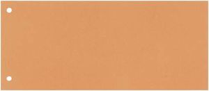 48x Trennstreifen Trennblätter Trennlaschen Register Aktenfahne 10,5x24cm Orange
