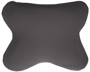 Kneer - Ombracio Pillow mit Reißverschluss Kissenbezug - Qualität 20  Edel-Zwirn-Jersey - Farbe:  84 Schiefer - Größe: 54/48 cm