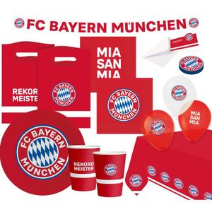 FC Bayern München Partyset 72- teilig