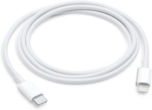 Apple USB-C to Lightning Cable mit Schnellladefunktion (1 Meter Kabellänge) weiß