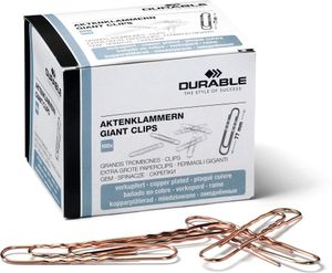 DURABLE Aktenklammern 77mm verkupfert 100 St. 121324