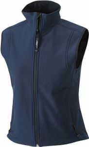 Softshellweste JN138 Ladies' Softshell Vest Trendige Damen Weste  , Größe:XL, Farbe:Navy