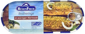 Rügen Fisch Bratheringe in würziger Marinade herzhaft saftig 500g