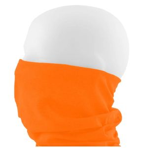 Oblique Unique Multifunktionstuch Schlauchtuch Halstuch Motorrad - Neon Orange