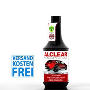 ALCLEAR 721AS Autoshampoo Konzentrat, 1L, gegen Schmutz für neuen Kfz Glanz