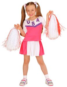 Cheerleader-Mädchenkostüm