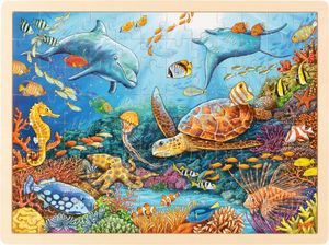 Puzzle aus Holz Einlegepuzzle Great Barrier Reef goki 96 Teile
