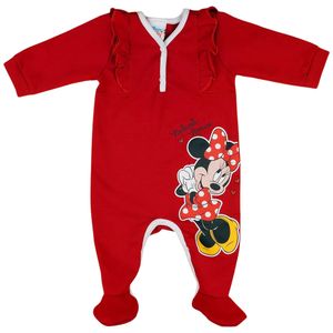 Disney Minnie Maus Strampler für Mädchen Rot Festliche Jumpsuit Gr.: 56-68 (56)