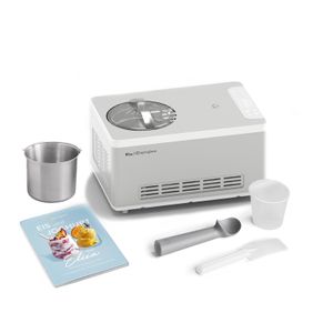 SPRINGLANE Eismaschine & Joghurtbereiter Elisa 2,0 L mit selbstkühlendem Kompressor 180 W inkl. Edelstahl Zusatzbehälter, Eiscrememaschine mit Kühl- und Heizfunktion inkl. Rezeptheft