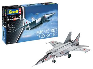 Revell 03878 MiG-25 RBT "Foxbat B" Flugzeug Düsenjet Modellbausatz