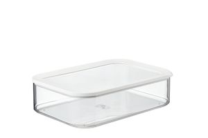 Mepal - Modula XXL Vorratsdose mit Deckel Rechteckig - Küchenorganizer & Aufbewahrungsbox - Stapelbar & Luftdicht - 4800 ml - Weiß