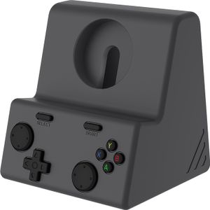 Silikon-Ladeständerhalter für die Apple Watch-Serie, Dock-Ladekabelhalter, bequemes Laden, reservierte Schnittstelle, platzsparender Schreibtisch-Uhrenhalter