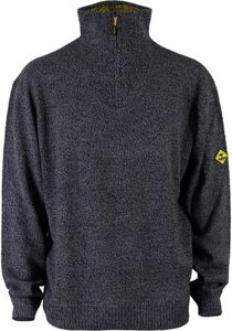 Roadsign RS Herren Troyer Pullover grau melange Gr. L