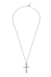 Police PEAGN0032402 Herren-Halskette mit Kreuz Edelstahl Crossed