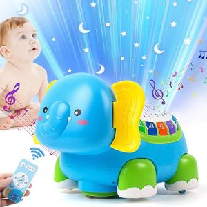 Baby Spielzeug 6 Monate, Baby Spielzeug 1 Jahr Baby Musik Spielzeug mit Licht und Projektor, Krabbelspielzeug Baby Neugeborenen Spielzeug
